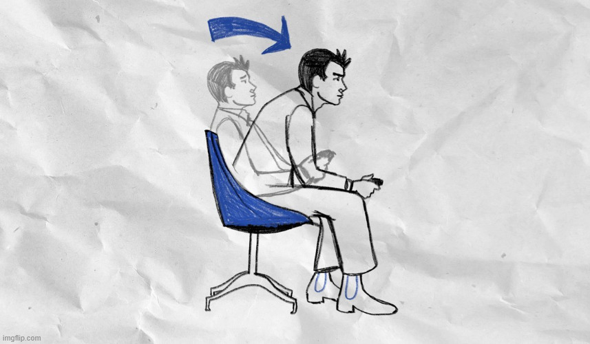Lean forward in your chair | image tagged in lean forward in your chair | made w/ Imgflip meme maker