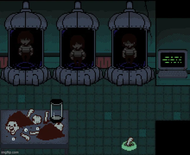 this is a chapter 7 leak my dad works at toby fox | made w/ Imgflip meme maker