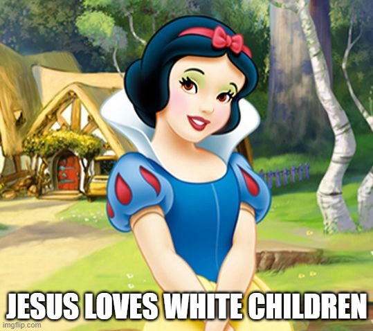 Brunette | JESUS LOVES WHITE CHILDREN | image tagged in brunette,black lives matter,slavic lives matter | made w/ Imgflip meme maker