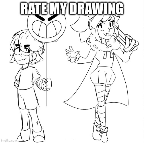 Rate my drawing | RATE MY DRAWING | image tagged in brawl stars | made w/ Imgflip meme maker
