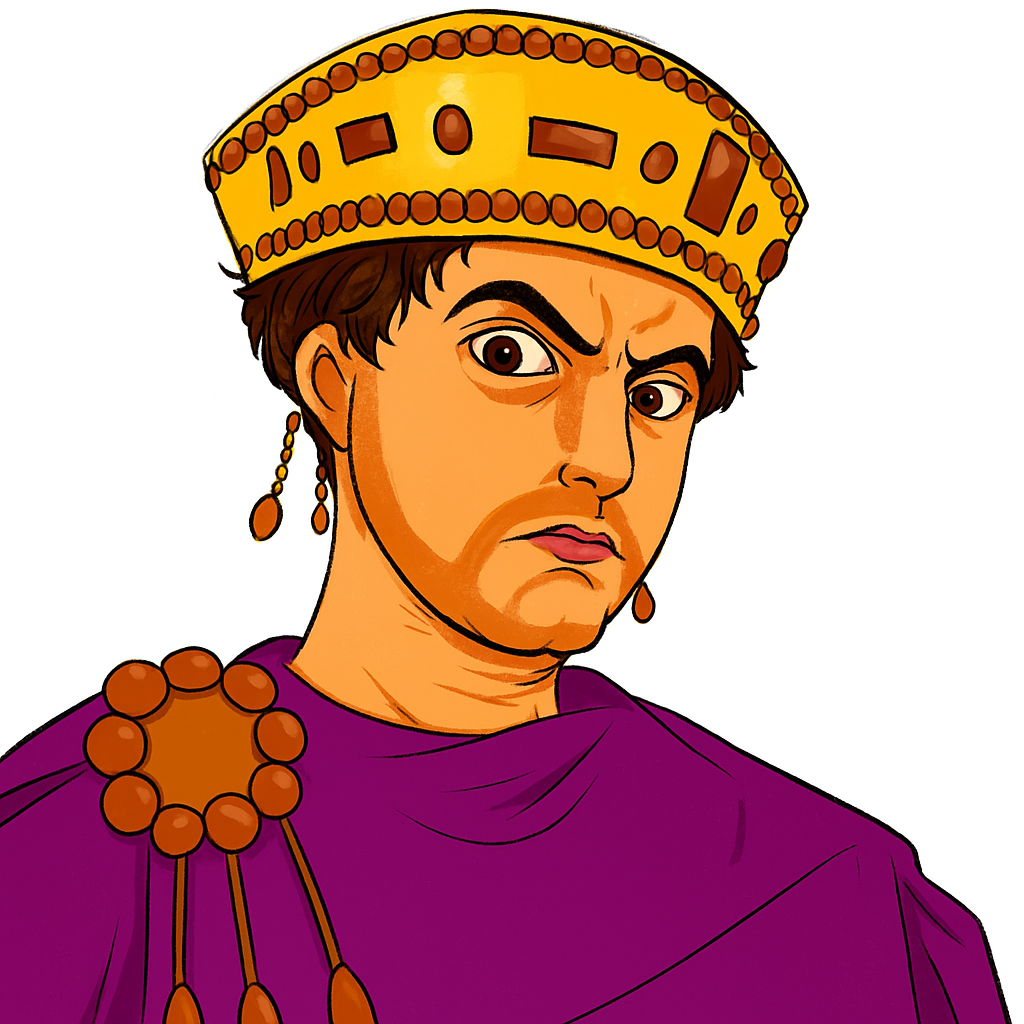 Roman Emperor Justinian Blank Meme Template