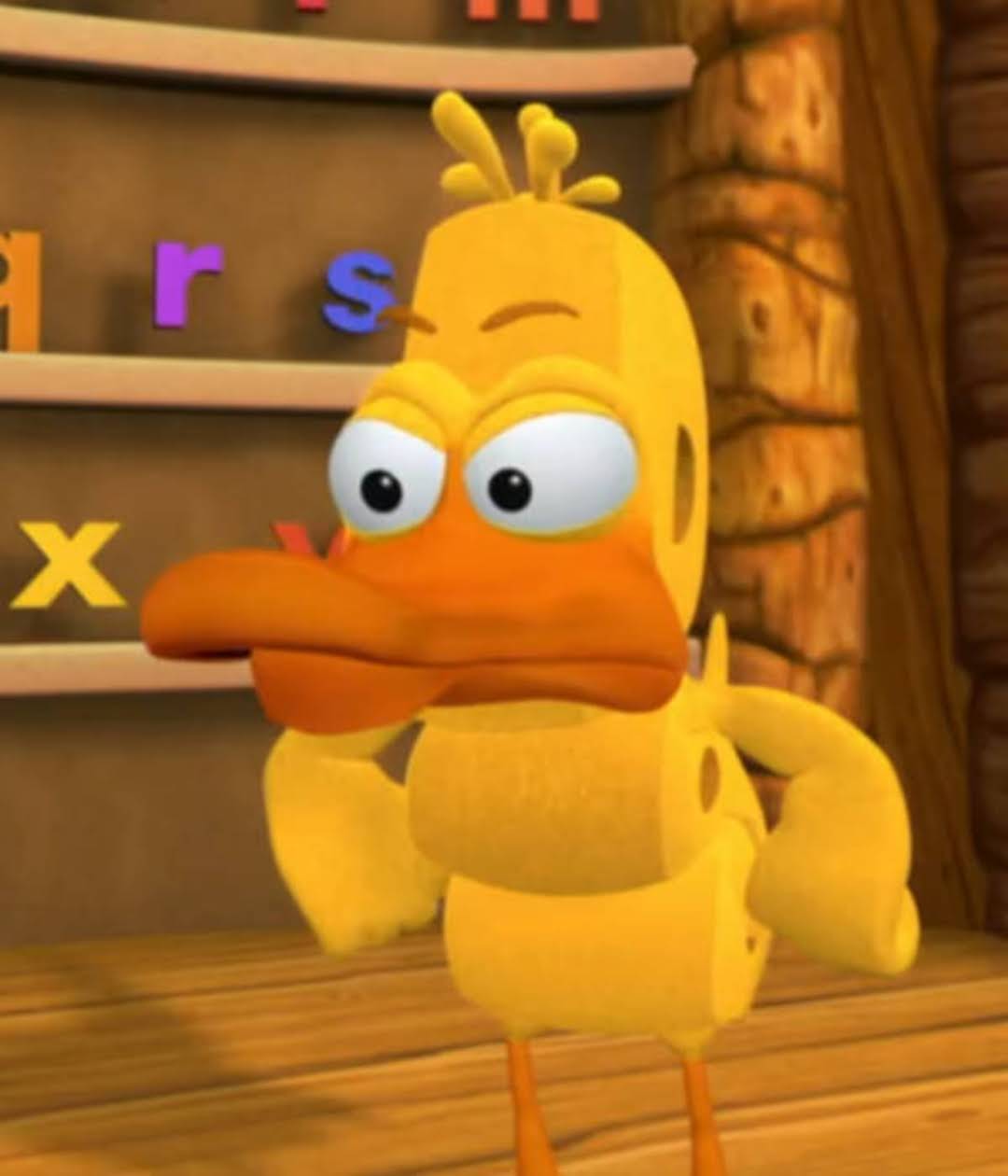 Angry Duck Blank Meme Template
