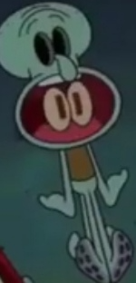 Squidward scream Blank Meme Template