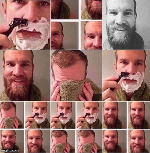 shaving | made w/ Imgflip meme maker