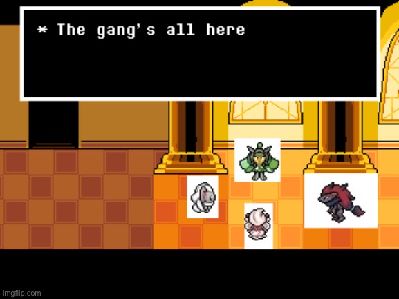 I wonder how Sans is reacting to seeing these guys in JH | made w/ Imgflip meme maker