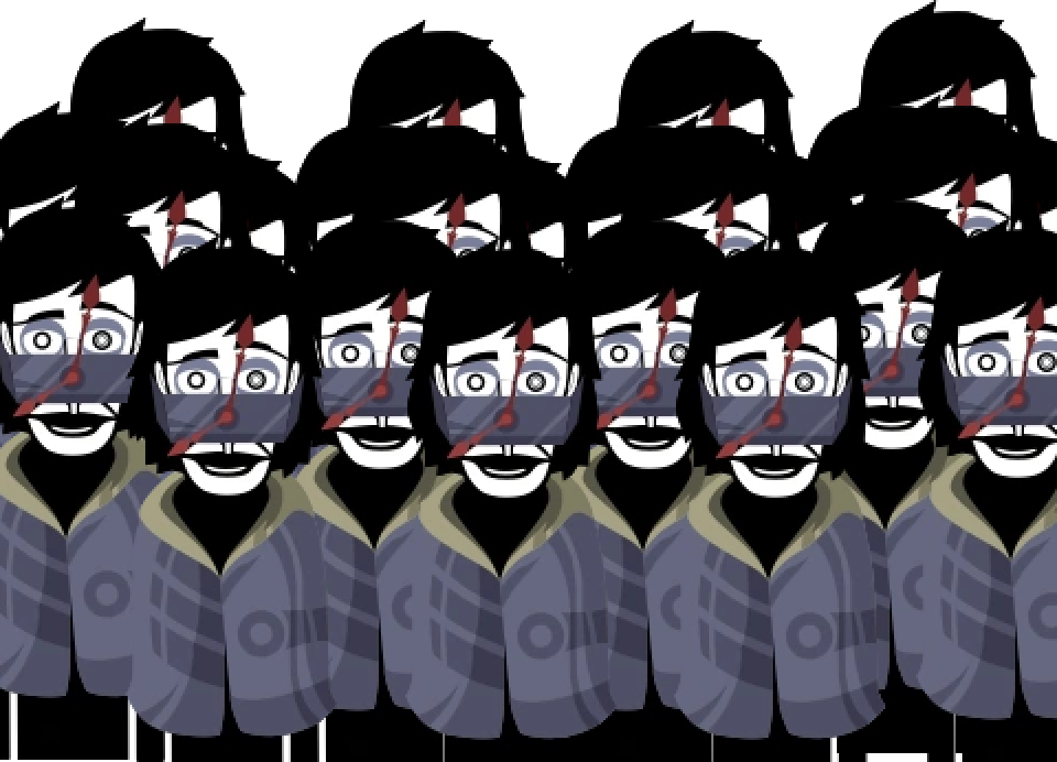 Damien Zane Crowd Blank Meme Template