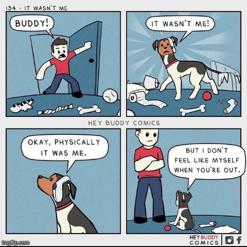 Hey Buddy | image tagged in comics,hey buddy,dog,not myself | made w/ Imgflip meme maker