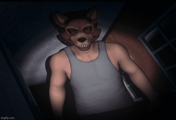 haters will say this is fake | image tagged in michael afton fnaf 4 | made w/ Imgflip meme maker