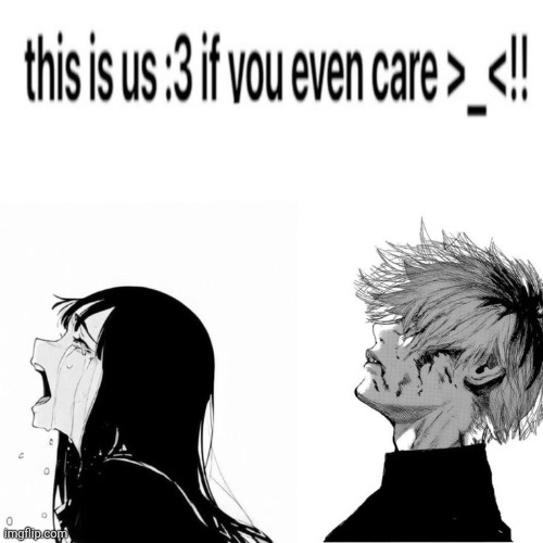 This is us if you even care | image tagged in this is us if you even care | made w/ Imgflip meme maker