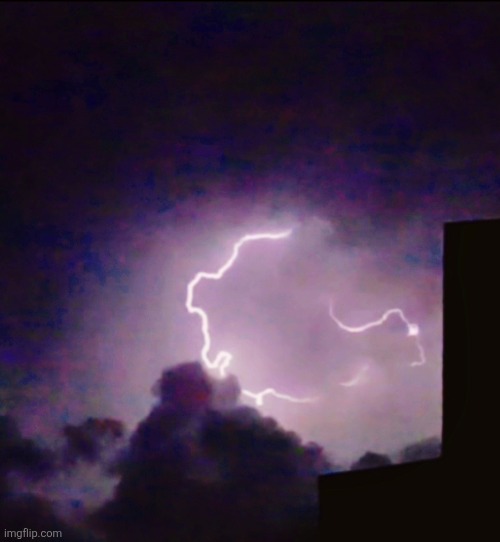 Took a picture of this lightning | made w/ Imgflip meme maker