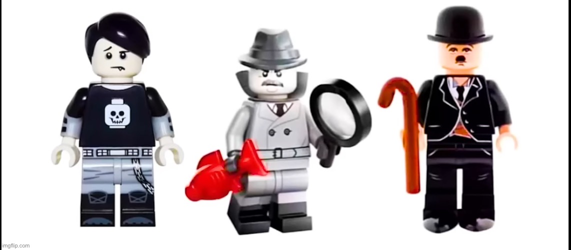 Three seemingly unrelated mini figures | image tagged in msmg | made w/ Imgflip meme maker