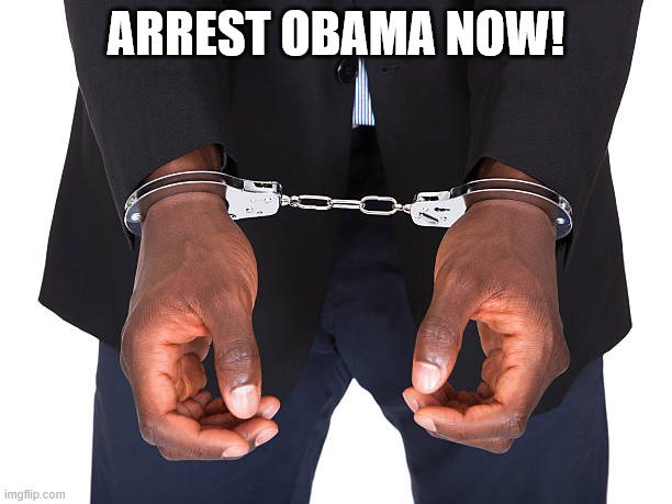 ARREST OBAMA NOW | ARREST OBAMA NOW! | image tagged in obama,criminal,liar,traitor,libtard | made w/ Imgflip meme maker