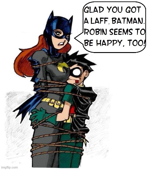 Crime-fighting posed days that were better than others | image tagged in vince vance,batman,robin,catgirl,cartoons,batgirl | made w/ Imgflip meme maker
