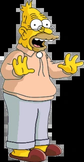 Grampa Simpson Blank Meme Template