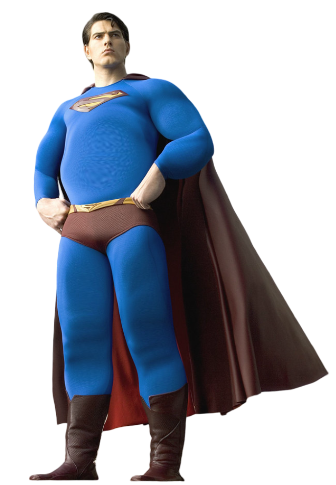 Fat superman Blank Meme Template
