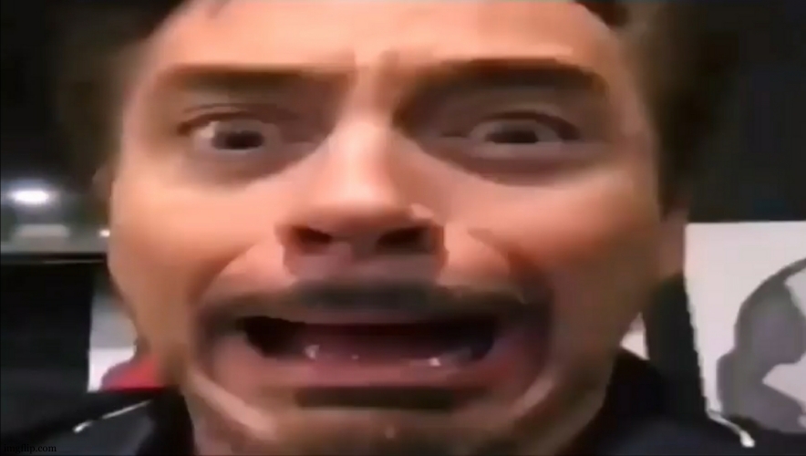 Robert Downey Jr Screaming | image tagged in robert downey jr screaming | made w/ Imgflip meme maker