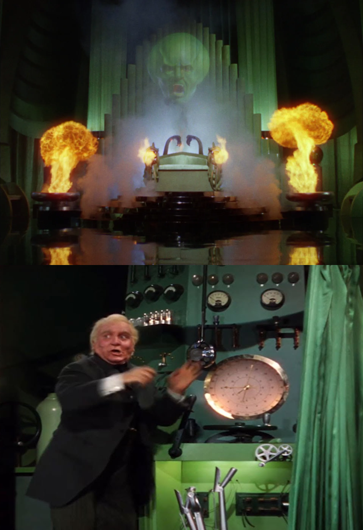 Wizard of Oz exposed Blank Meme Template