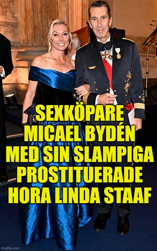 Micael Bydén - Linda Staaf - Sexköpare Hora ÖB Polisen Blank Meme Template