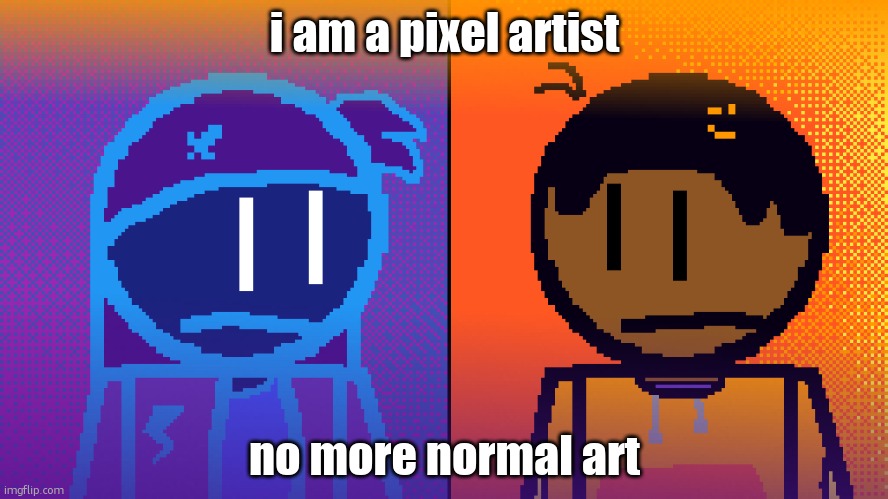 Electricity and Fire | i am a pixel artist; no more normal art | image tagged in electricity and fire | made w/ Imgflip meme maker