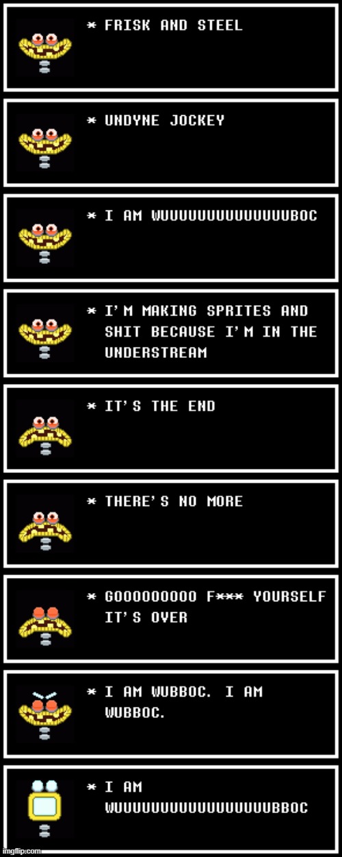 Yes, we're still doing minecraft movie references 3 months later (Undertale S2E15) | made w/ Imgflip meme maker