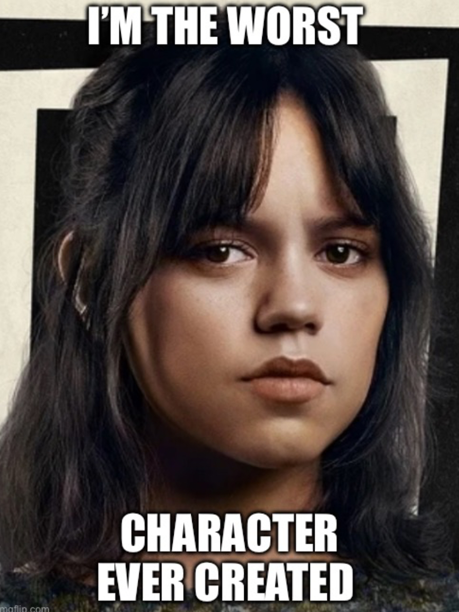 Jenna’s worst character ever Blank Meme Template