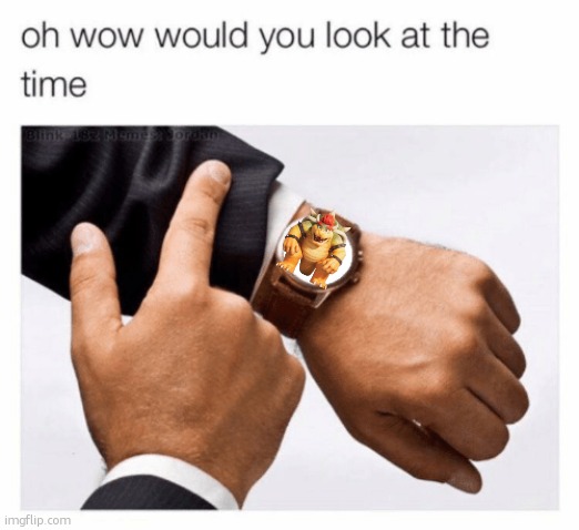 time is in the comments | made w/ Imgflip meme maker