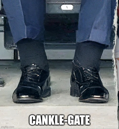 Cankle-gate | CANKLE-GATE | image tagged in pos,donald trump | made w/ Imgflip meme maker