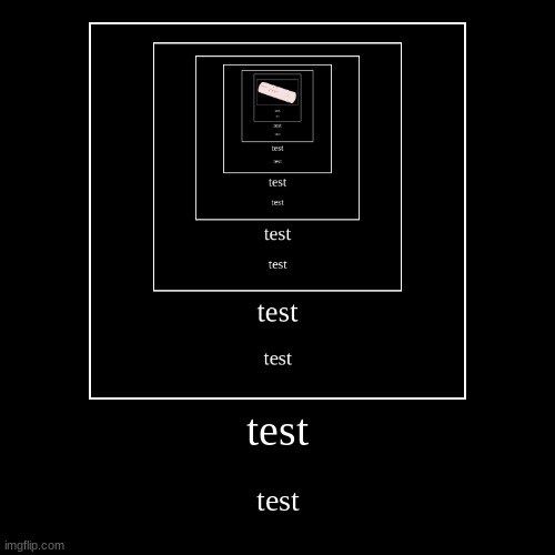 Guess who's back? | test | test | image tagged in funny,demotivationals | made w/ Imgflip demotivational maker