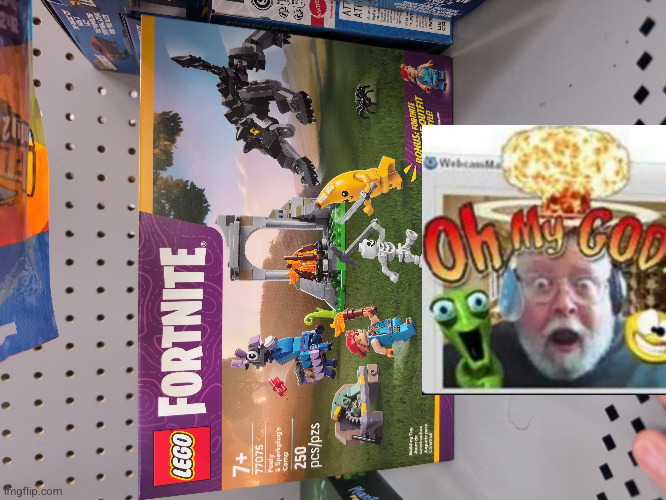 LEGO DURR BURGER | image tagged in fortnite,lego,oh my god,durr burger | made w/ Imgflip meme maker