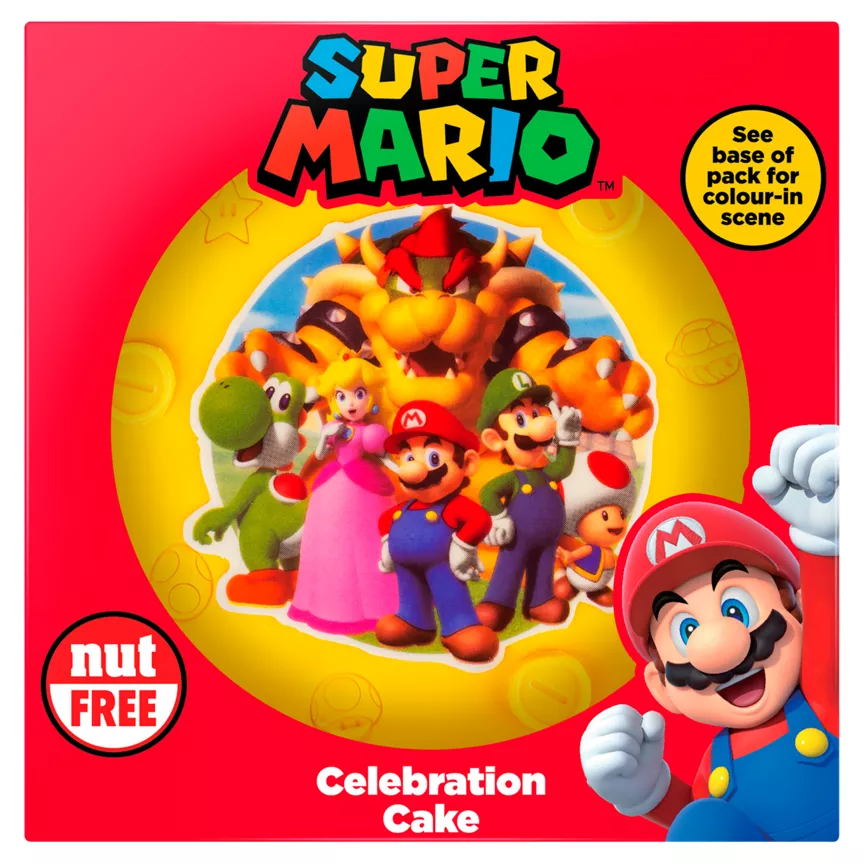 Super Mario Asda Cake Blank Meme Template