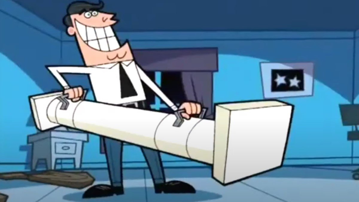 Timmy’s Dad Batting ram Blank Meme Template