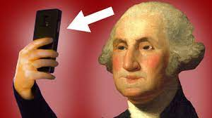 George Washington Phone Blank Meme Template