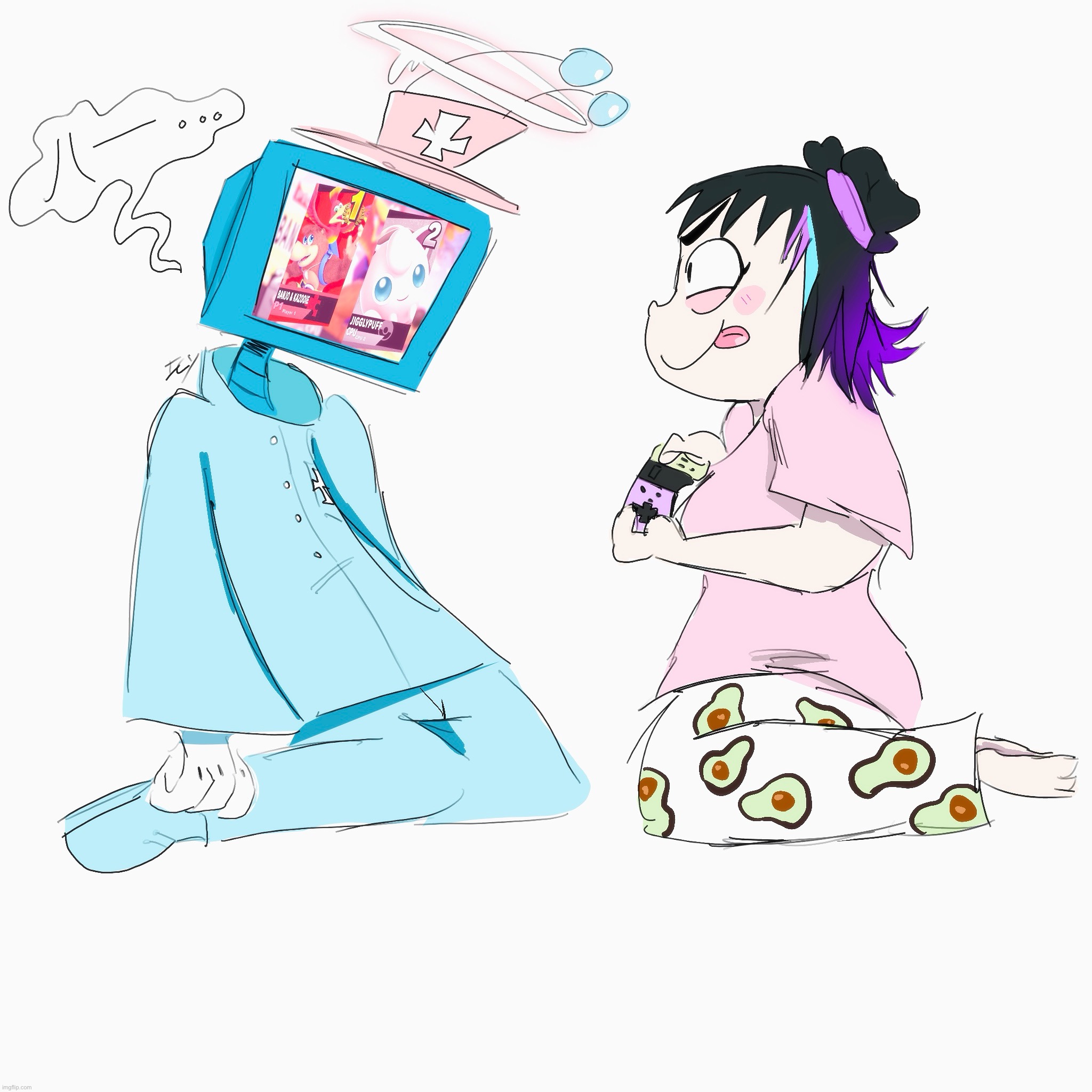 Mimi is abusing her TV privileges | made w/ Imgflip meme maker