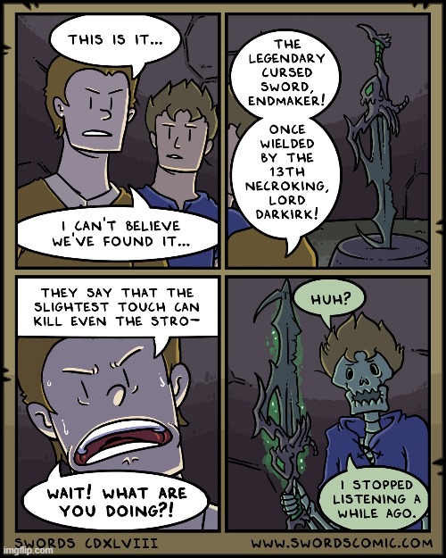 image tagged in sword,legendary,cursed,end,maker,skeleton | made w/ Imgflip meme maker