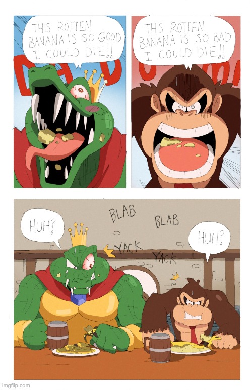 A meme I found on KYM (creator unknown) | image tagged in donkey kong,one piece | made w/ Imgflip meme maker