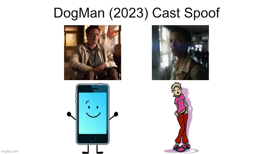 Credit to Waldness Topic International for this used | image tagged in meme,memes,dogman,spoof cast,characters,roles | made w/ Imgflip meme maker