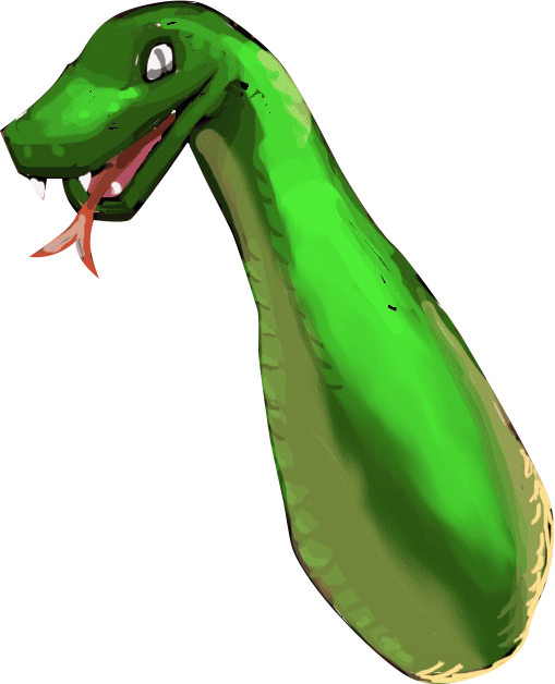 Frittata green snake Blank Meme Template