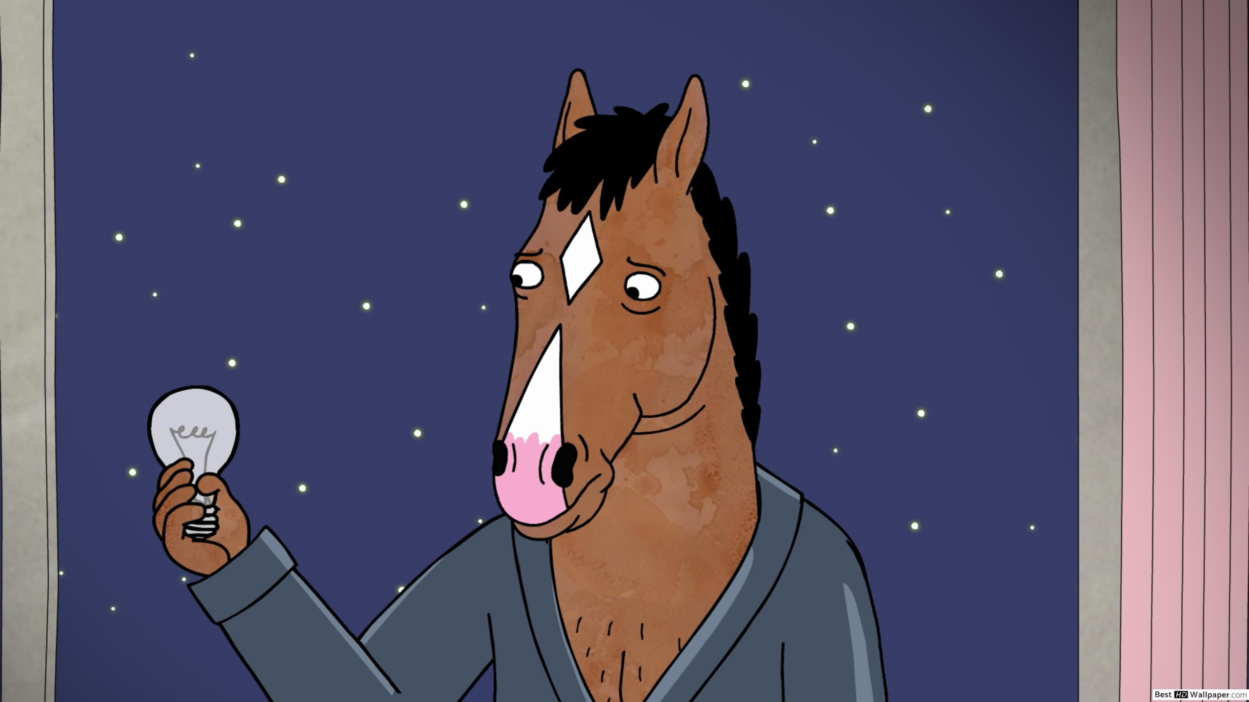 Bojack Deep Thinking Blank Meme Template
