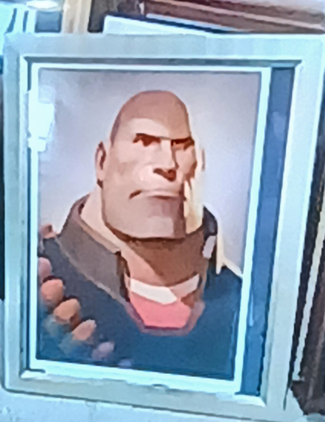 High Quality Heavy portrait Blank Meme Template