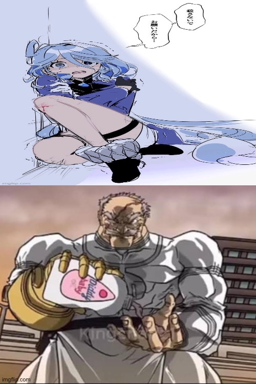 image tagged in genshin impact,title card,memes,shitpost,rape,furina gets raped by conquest | made w/ Imgflip meme maker