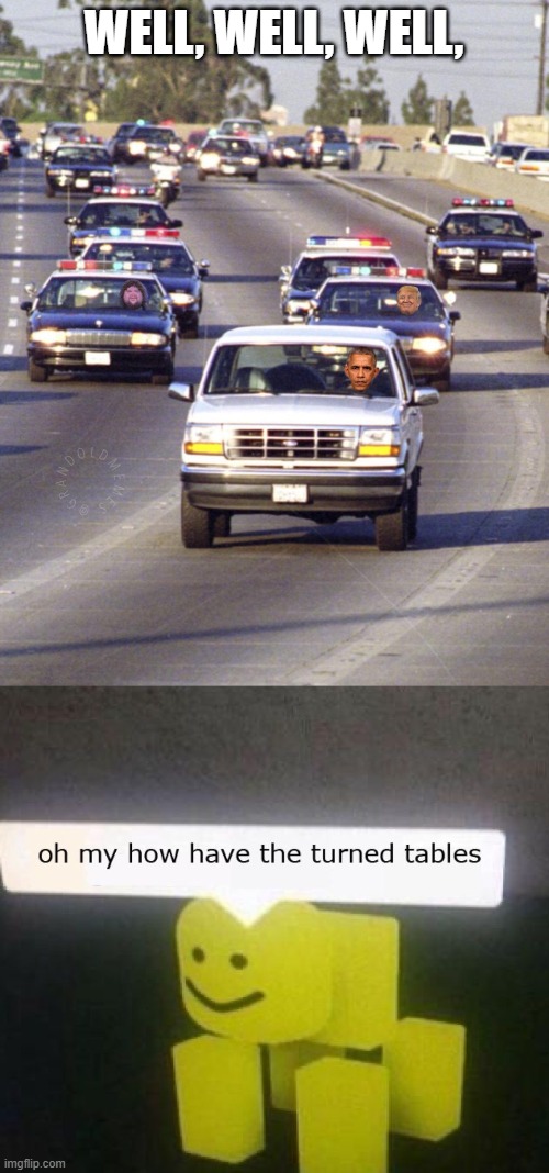 WELL, WELL, WELL, | image tagged in oh my how have the turned tables | made w/ Imgflip meme maker