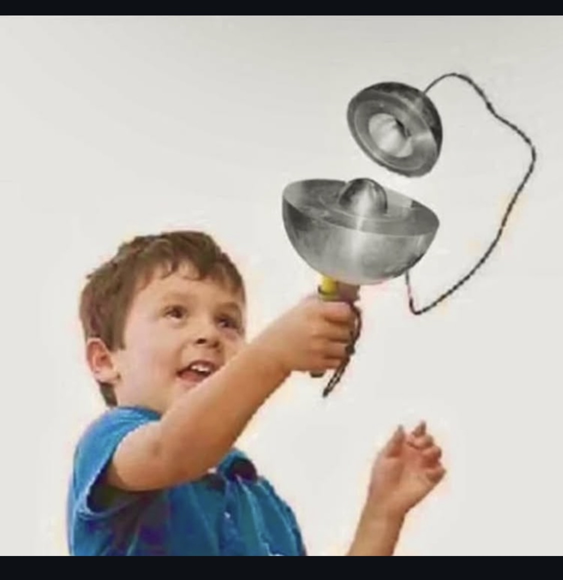 kid playing with demon core Blank Meme Template
