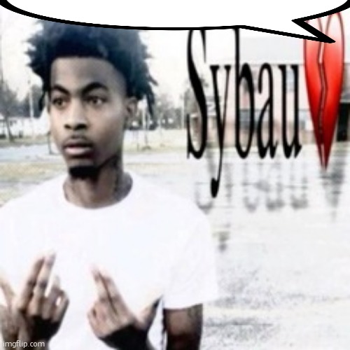 Sybau | image tagged in sybau | made w/ Imgflip meme maker