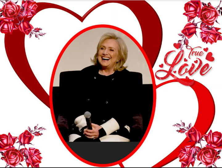 Hillary Heart Throb, I'm in Love. Blank Meme Template