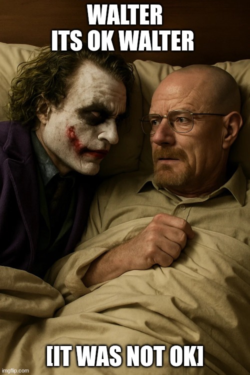 WALTER ITS OK WALTER; [IT WAS NOT OK] | made w/ Imgflip meme maker