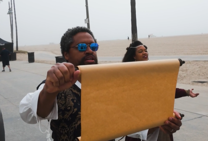 Game Changer Reading a Scroll Blank Meme Template