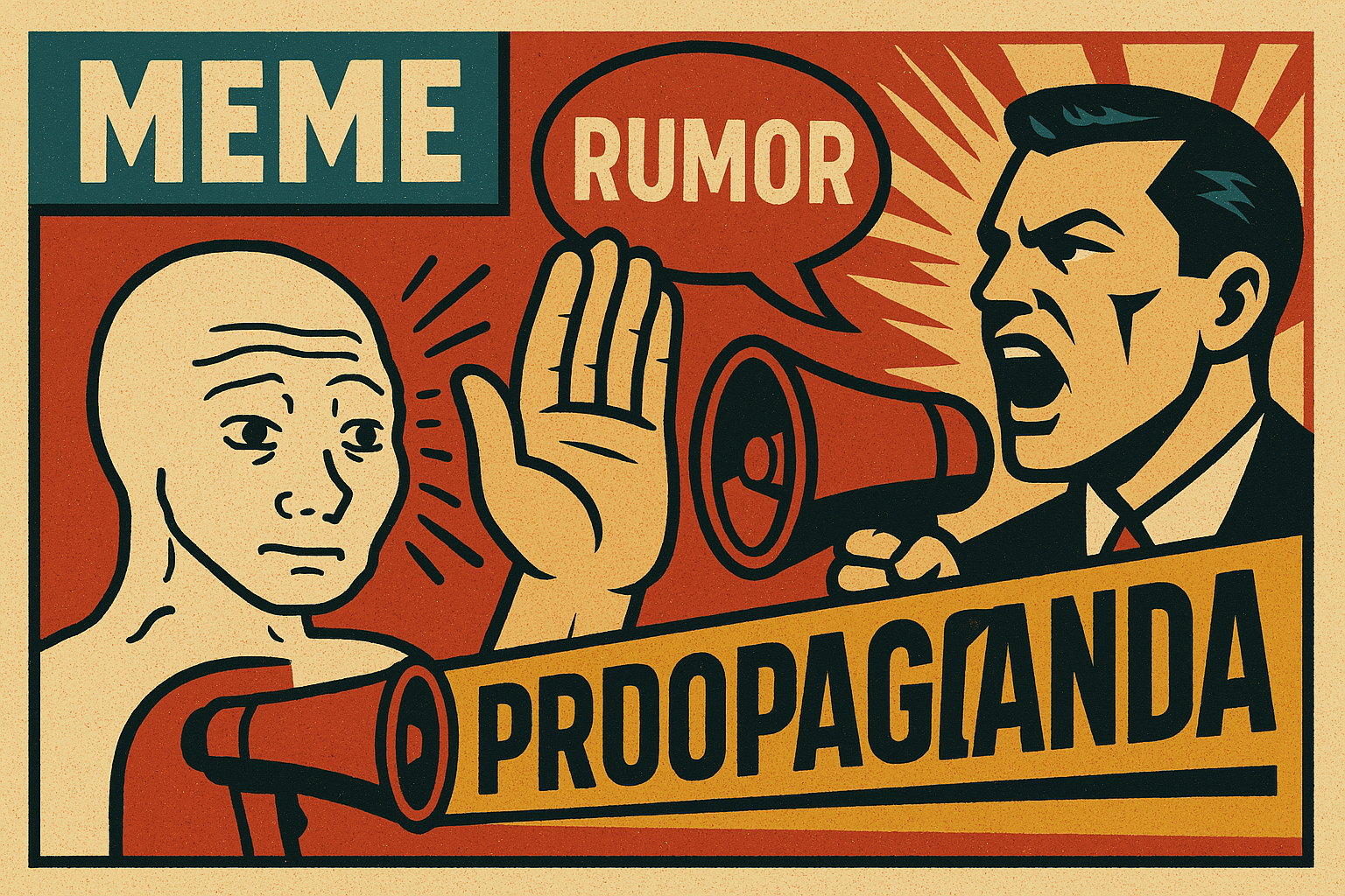 meme rumor propaganda Blank Meme Template