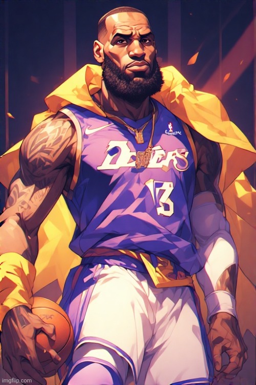 Is this a rare ai w? | image tagged in lebron | made w/ Imgflip meme maker