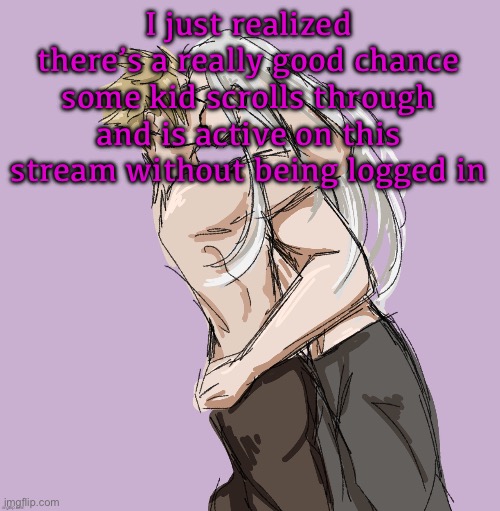 Cloud X Sephiroth (Thank you Disco) | I just realized there’s a really good chance some kid scrolls through and is active on this stream without being logged in | image tagged in cloud x sephiroth thank you disco | made w/ Imgflip meme maker