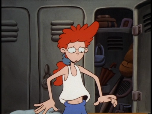 Pepper Ann Looking Down Blank Meme Template